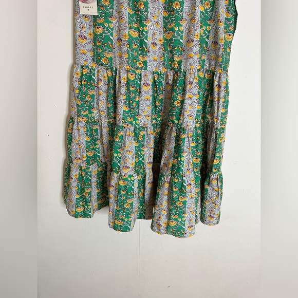 TARGET x RHODE Women’s Mixed Whimsical Floral & Stripe Print Midi Skirt - Picture 6 of 10